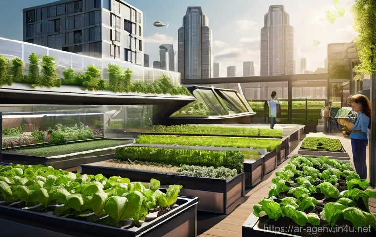 농업환경기술자 자격증과 기업 연계 사례 - **Prompt 2: Collaborative Green Farming Solutions**
    A vibrant, cinematic wide shot depicting a d...